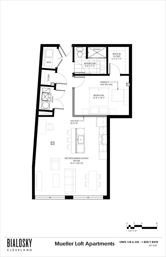 Floor plan Suites 126-226