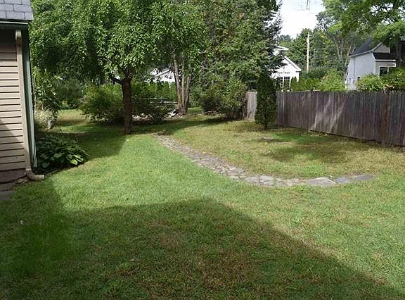 Private sunny back yard