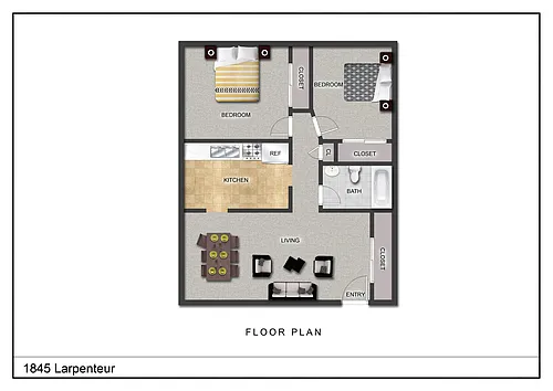 Floor plan 2 Bedroom
