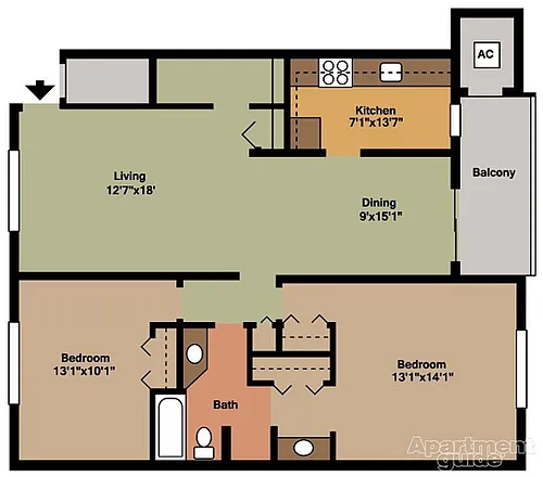 Floor plan Style C