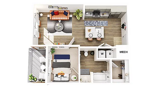 Floor plan A6A