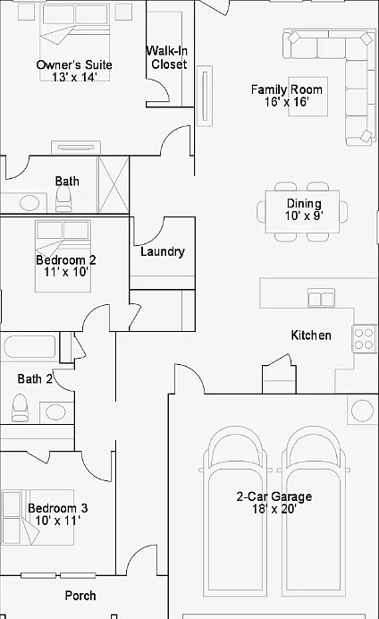 3 bed, 2.0 bath, 1474 sqft, $1,845 — Photo 3