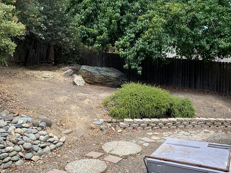 rear yard