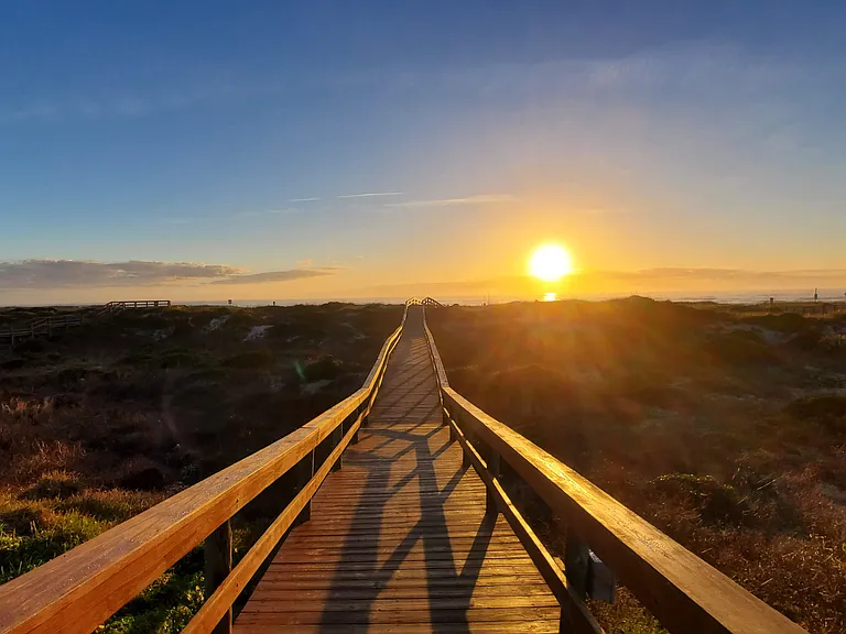 View from Walkover to Beach
