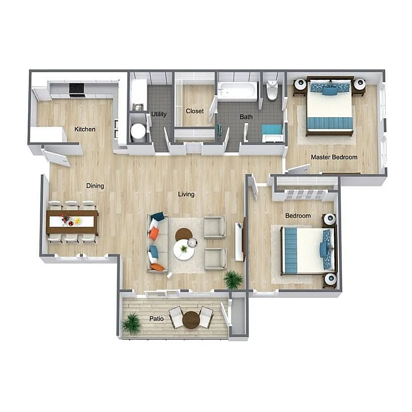Floor plan Saratoga