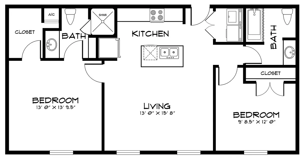 Floor plan B1
