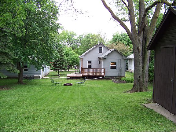 Large back yard