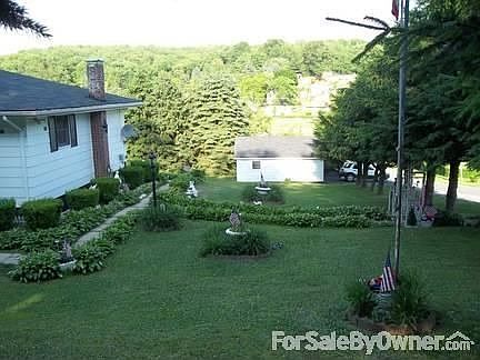 Side View Down Property to Garage