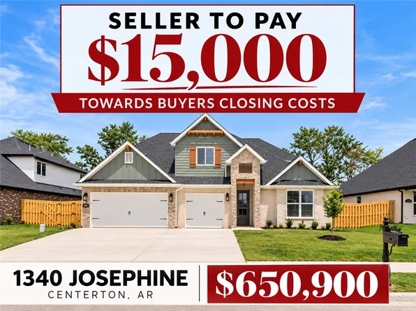 1340 Josephine Dr, Centerton, AR 72719