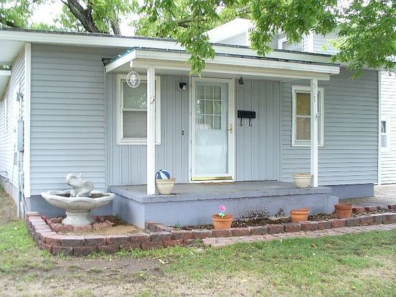 View of the front porch
