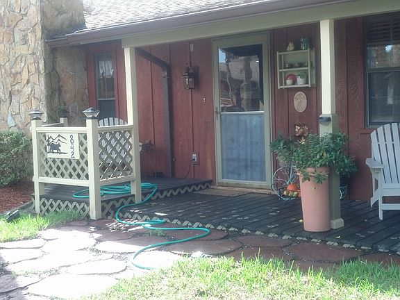 The new porch finally comple