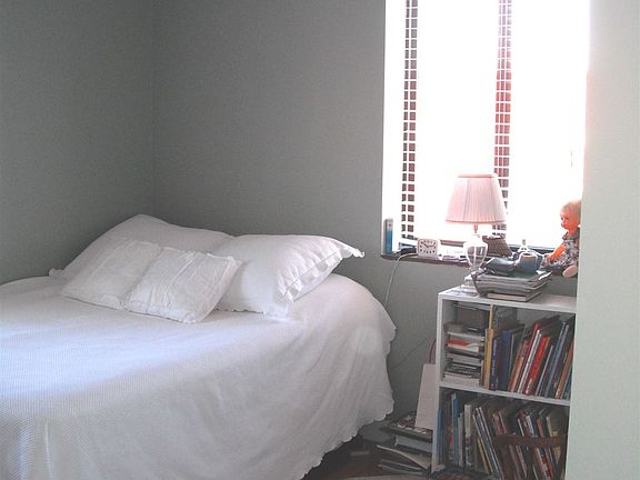 guest bedroom is cozy