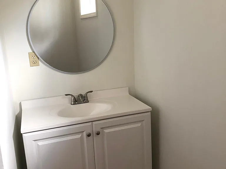 Finished basement vanity