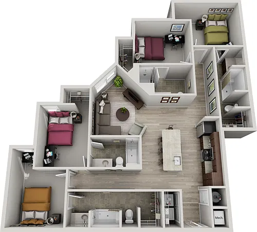 Floor plan Jefferson