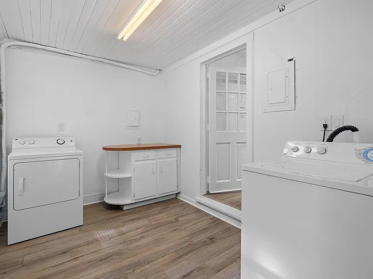 Laundry room.