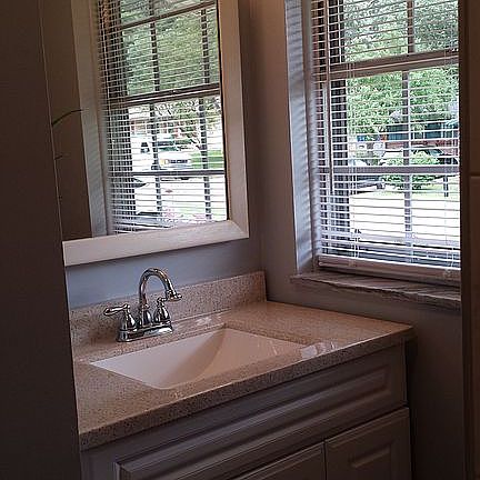 newly updated bathroom