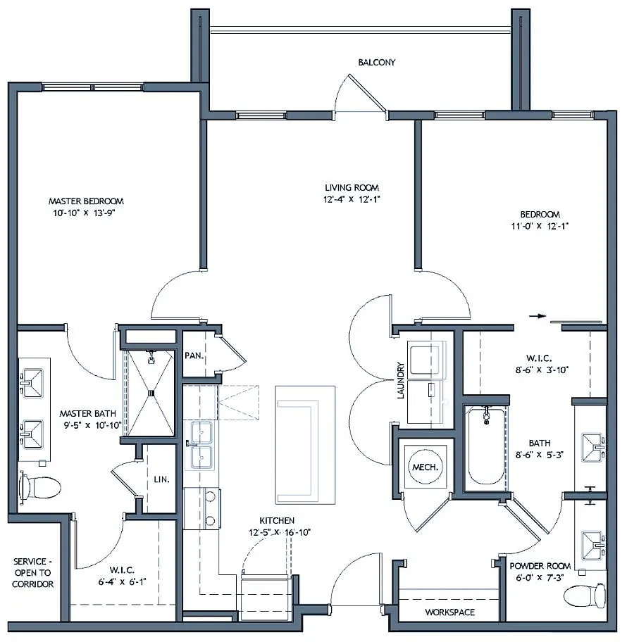 Floor plan The Birchwood