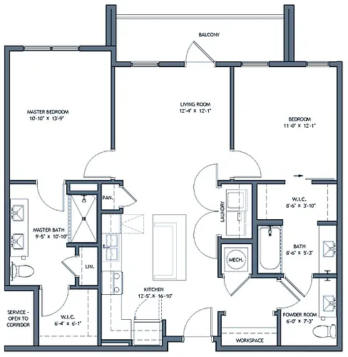 Floor plan The Birchwood