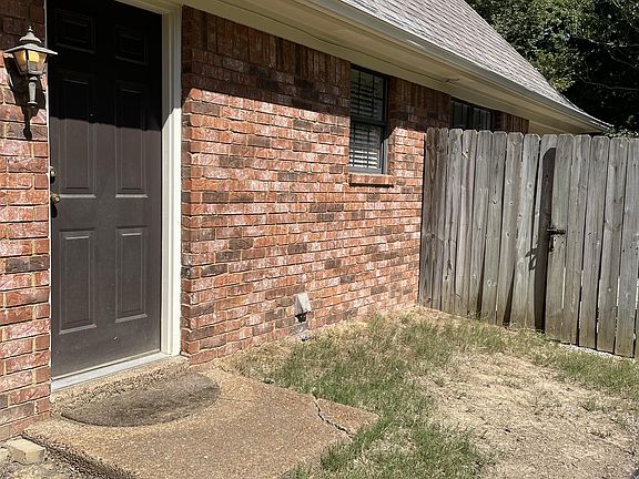 Side entrance to garage
