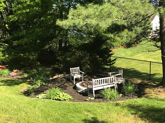 Back yard / fire pit