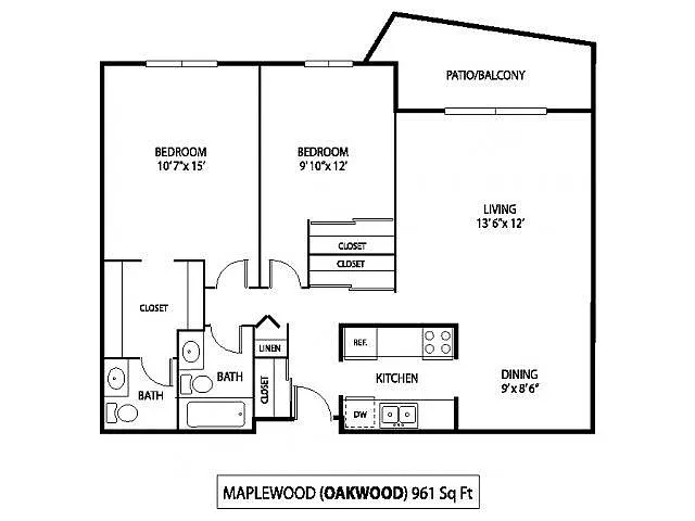 Floor plan Maplewood
