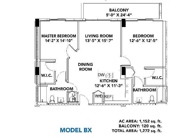 Floor plan Model BX
