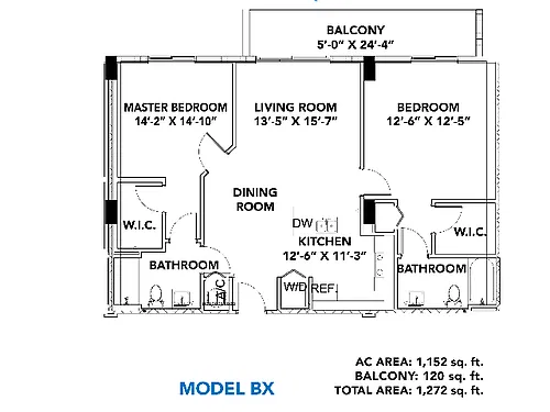 Floor plan Model BX