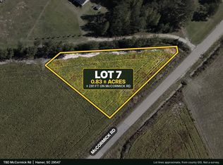 TBD McCormick Rd. Lot 7, Hamer, SC 29547