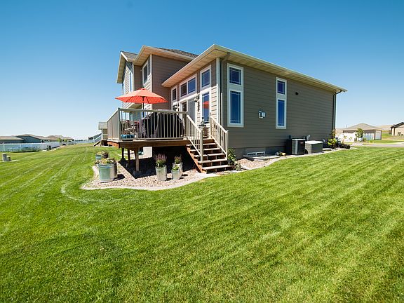 Backyard and deck
