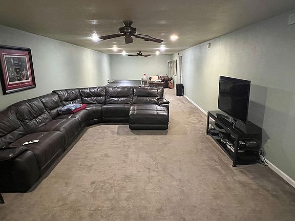 Partial finished basement