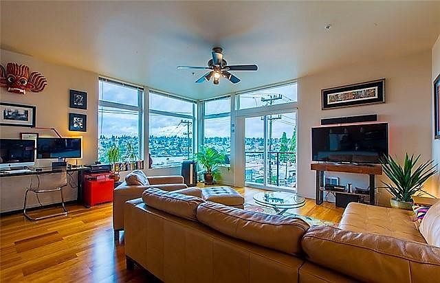 Open space flooded in natural light