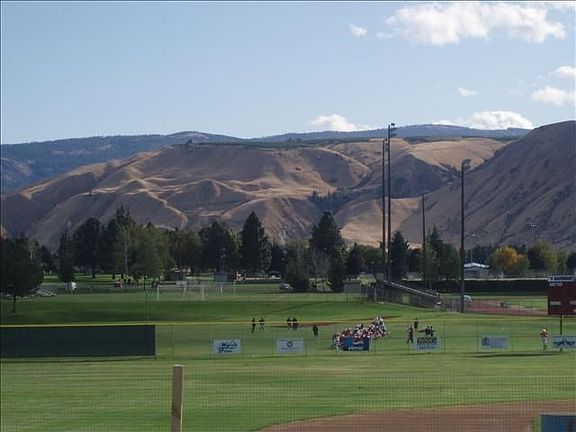 View of Mountains & Varsity Baseball Field
