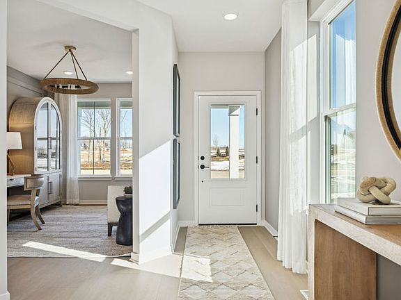 The inviting foyer