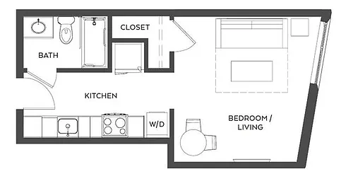 Floor plan Studio