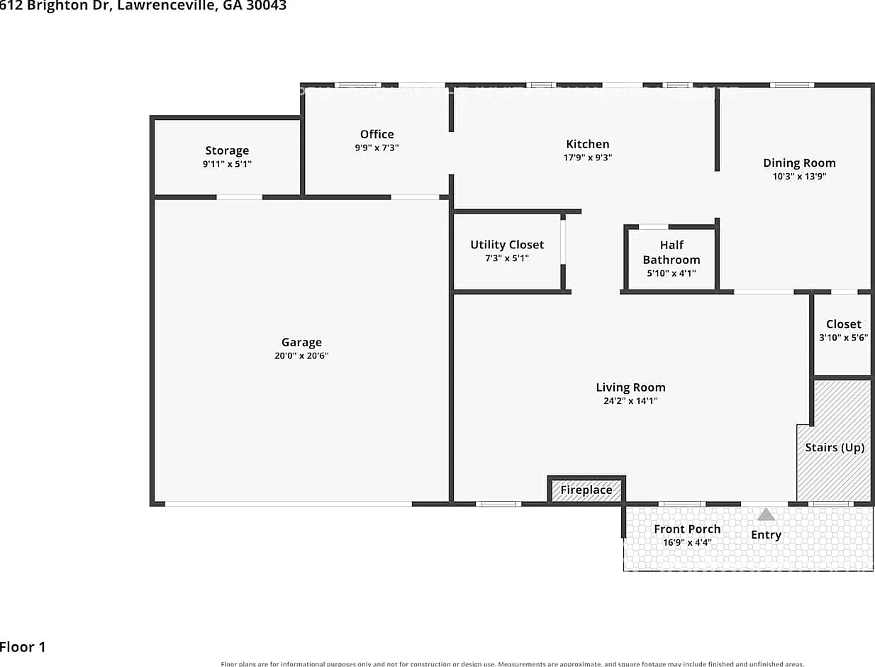 612 Brighton Dr Lawrenceville, GA 30043 — Photo 2