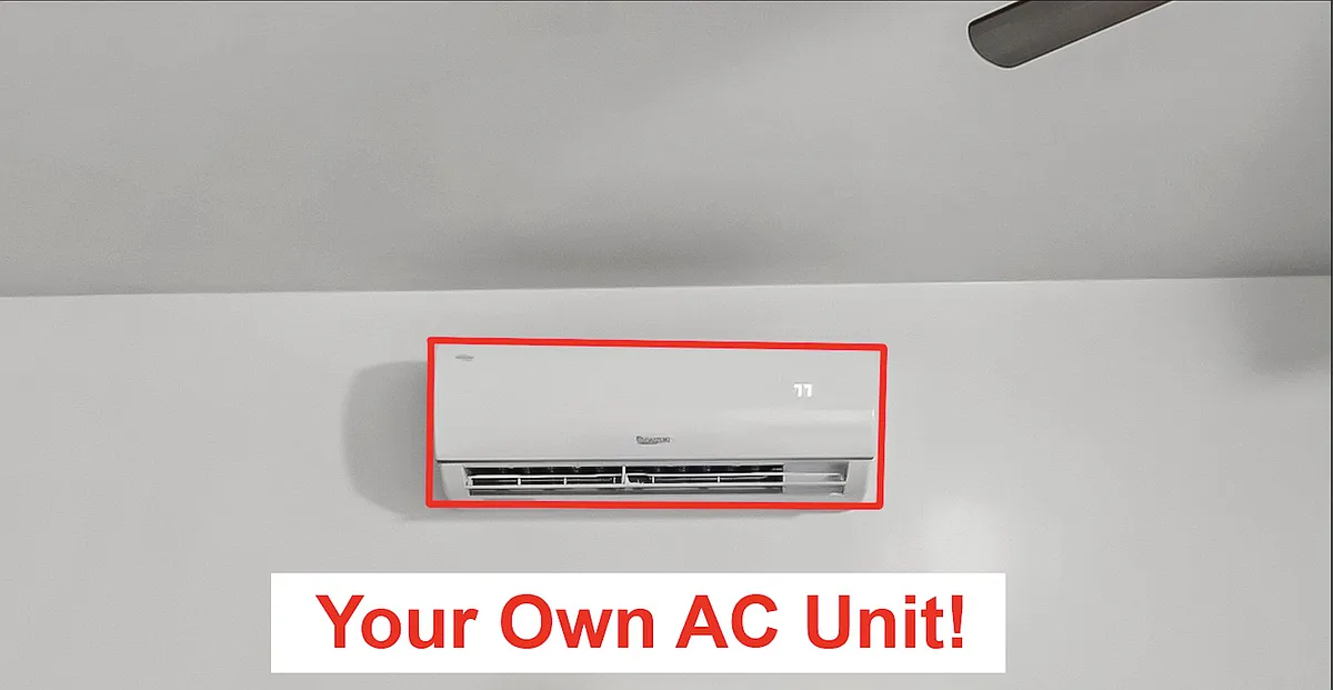 Control your own ac unit ! - Flemingwood Ln