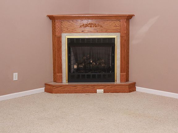 Gas Log Fireplace in Living Room