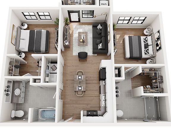 5th image of 3950 Columbia St #112