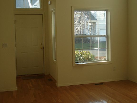 living looking at front door
