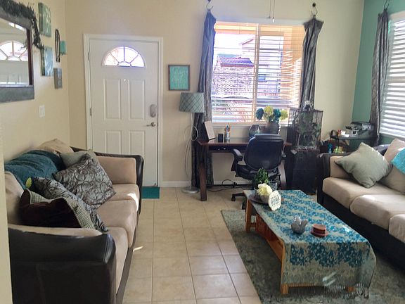 Front living room with tile