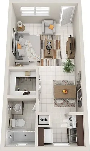 Floor plan Studio