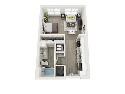 Floor plan Studio