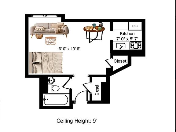 2nd image of 1 University Pl APT 6P