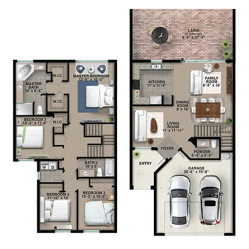 Floor plan Da Vinci (D1)
