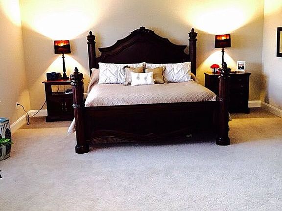 Spacious master suite 