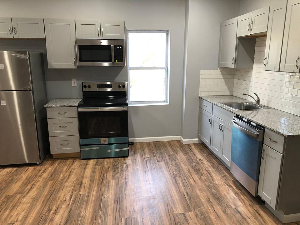 One of the kitchen of the two units available for move in