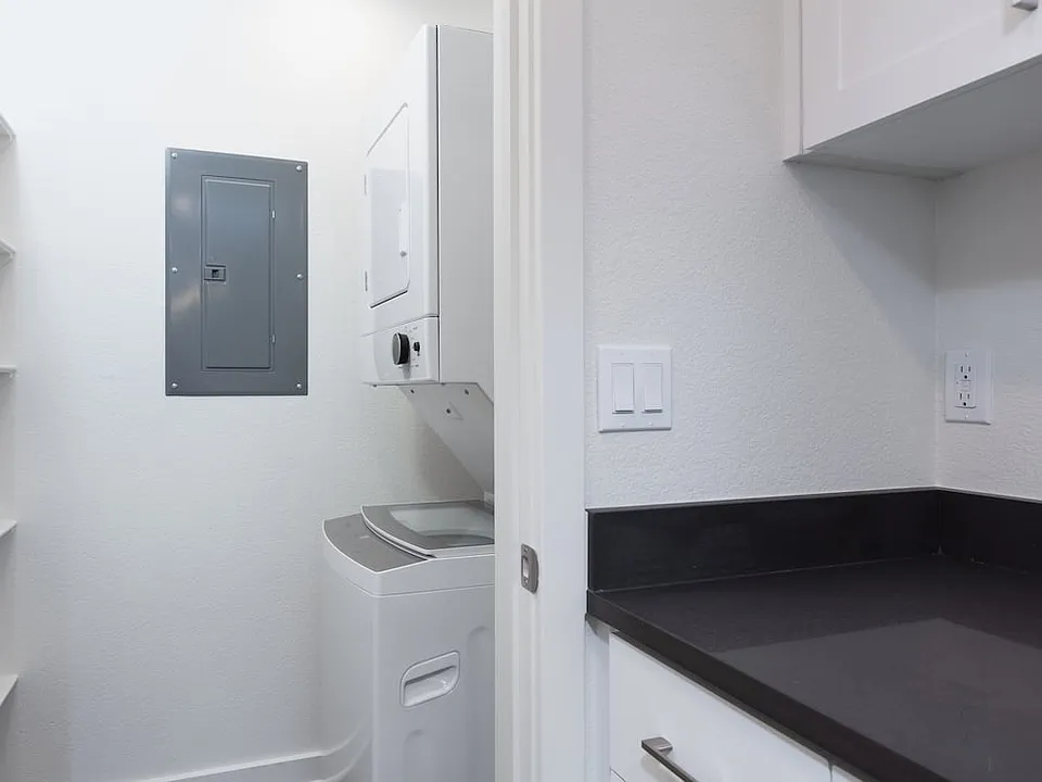 In-unit washer and dryer