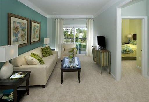 Living Room with hardwood floor