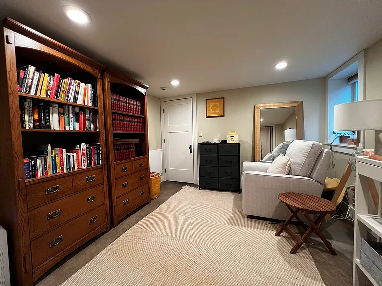 The second bedroom can be used as a bedroom, an office, a nursery, or more!