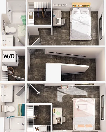 3 Bedroom Townhome C1 Second Floor 3 Bedroom Townhome C1 Second Floor